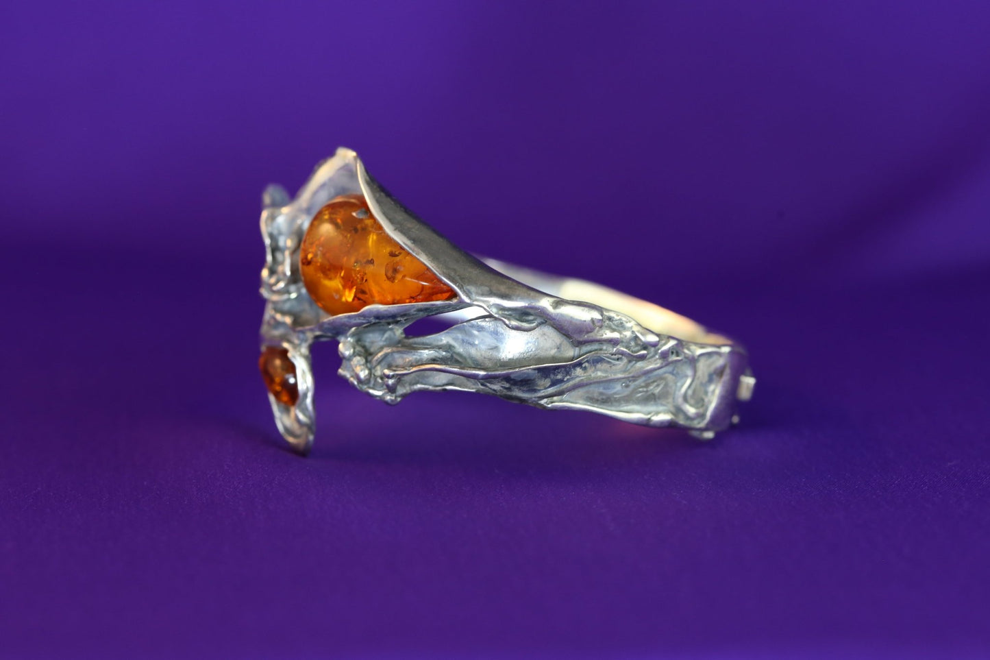 Set - Bernstein Silber Kette und Armband - The Love Witch